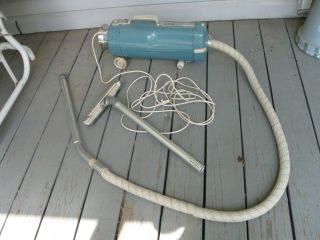 Vintage Electrolux Model L Turquoise Light Blue Teal Canister Vacuum Accessories