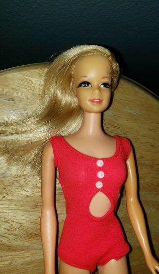 Vintage Mod Barbie Stacey British Friend 1968 Platinum Hair Twist N Turn TNT TLC 2
