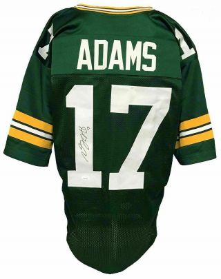 Green Bay Packers Devante Adams Autographed Pro Style Green Jersey Jsa Authen.