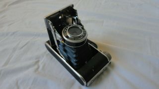 Vintage Tower Field Camera Crystal Lens 1/50 Bulb Synchronized Shutter With Leat
