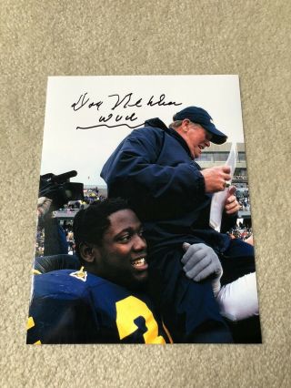 Don Nehlen West Virginia Mountaineers Football Signed 8.  5 By 11 Photo