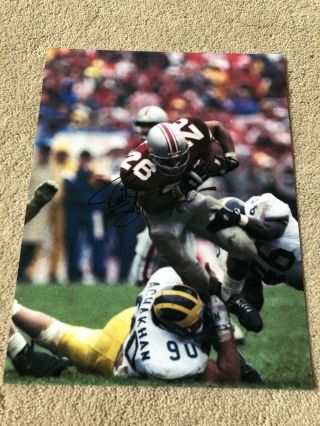 Robert Smith Ohio State Buckeyes Football Signed 8.  5 By 11 Photo Nfl