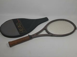 Amf Head Graphite Composite Edge Vintage Tennis Racquet W/ Cover 4 1/2 27 Inch