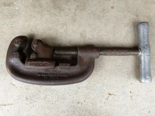 Vintage Ridgid Pipe Cutter No 42a Four Wheel 1/2 " To 2 " Capacity C - 177 - 2