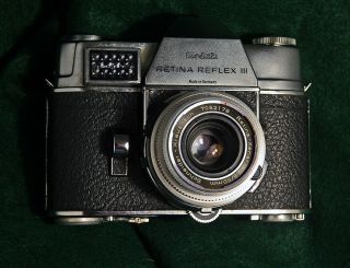Kodak Retina Reflex Iii Rangefinder 50mm Xenar F/2.  8 Fungi Lens Fixer