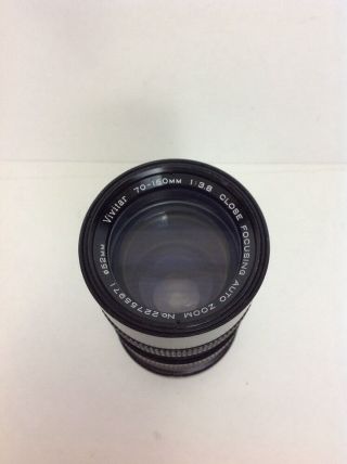 Vivitar: 70 - 150mm 1:3.  8 Close Focusing Auto Zoom Vintage Lens Portrait For Canon