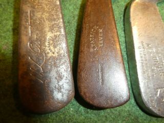 5 Vintage Hickory irons in need of TLC good names old golf antique memorabilia 2