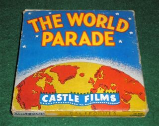 Vintage 16mm Film " The World Parade " Castle Films California Picture Book