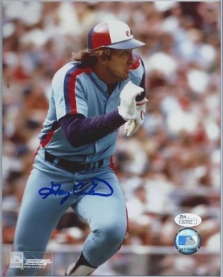 Gary Carter Montreal Expos Signed Autographed 8x10 Photo Jsa