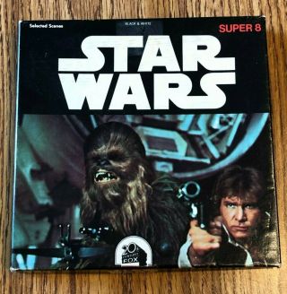 Rare – Ken Films - Star Wars 8 F48 B & W 1977 8mm Film Reel – 42.  5 M