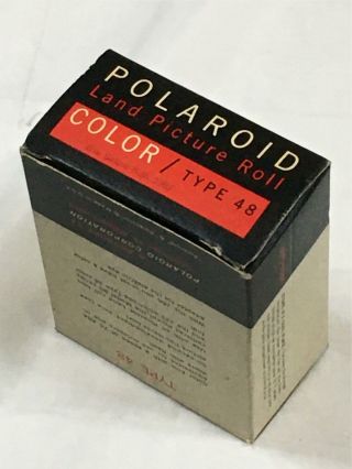 Polaroid Land Picture Roll Speed 75 Color Film - Type 48 - Nov 1963