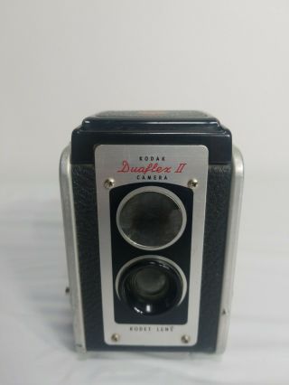Vintage Antique Kodak Duaflex Ii 2 Film Camera With Kodet Lens