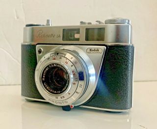 Vintage Kodak Retinette 1a Camera 35mm With Reomar 45mm F/ 2.  8 Lens Germany 60 