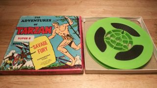 Vintage Old 8mm 8 Movie Reel Adventures Of Tarzan The Hidden Jungle