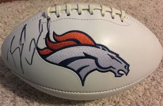 Bradley Chubb Signed Autographed Denver Broncos Football