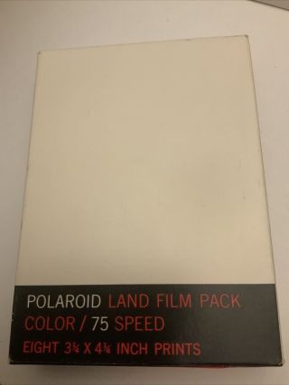 Polaroid Type 108 75 Speed Color Film Pack Exp 1970
