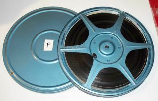 F Vintage Regular 8mm Home Movies - Big Reel - 7 Inches Across