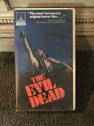 The Evil Dead Thorn Emi Video Snap Case Vhs Vintage Tvb 1979 Horror