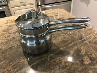 Vintage Eastern Electric Stainless Ramen Noodle Double Lidded Cook Steamer Pots