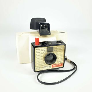 Vintage Polaroid Land Camera Swinger Model 20 With Wrist Strap,  Made In Usa