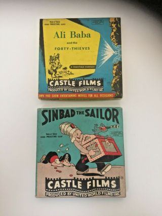 Vintage Castle Films 8mm Sinbad The Sailor 8mm & Ali Baba And The Forty Thieves