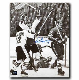 Paul Henderson Team Canada Autographed 1972 Summit Series 8x10 Photo
