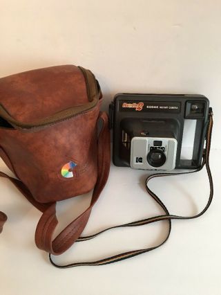 Vintage Kodak Instant Camera Handle 2 With Case Salvage