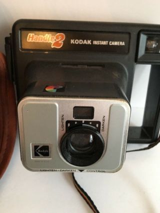 Vintage Kodak Instant Camera Handle 2 with Case Salvage 2