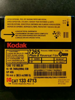 Kodak 7265 Plus - X Reversal Film