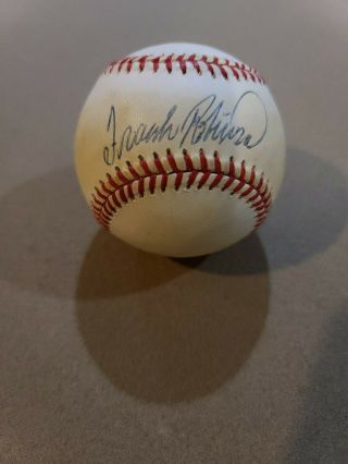 Frank Robinson Signed Baseball With Certificate Of Authenticity