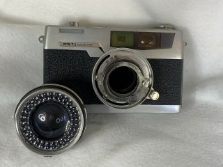 Vintage Petri 7s 35mm Film Camera Rangefinder F1.  8 45mm Lens Japan