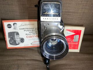 Vintage Sears Ted Williams Varizoom 8mm Movie Camera With Bag