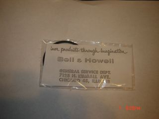 Bell & Howell Lumina Mx33 Projector Motor Belt,  1 B&h Belt,