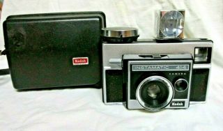 Vintage 1960s Kodak Instamatic 414 Camera W/ Cube & Case