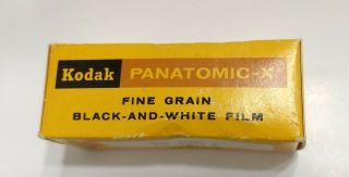 Kodak Panatomic - X Fine Grain Black And White Negative Film Expired 1973 Fx 120