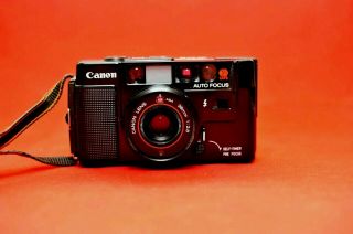 Canon Af35m 35mm Film Camera With Fixed 38mm F/2.  8 Lens