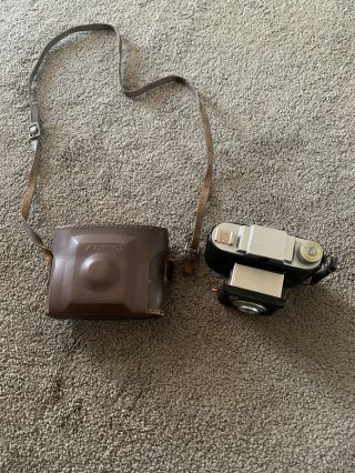 Vintage 1950s Ansco Flash Clipper Camera With Case