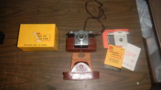 Collectible Vintage Kodak Pony 135 35mm Film Camera & Case