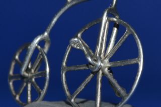 Exclusive Vintage Sterling Silver 925 Necklaces Pendant Amulet Retro Sport Bike