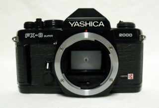 Vintage Yashica Fx - 3 2000 35mm Slr Film Camera Body Only