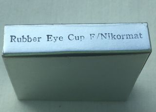 Nikon Rubber Eyecup For Nikkormat And Early Model F