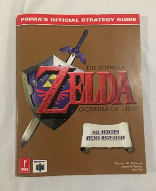 Vintage 1998 Zelda Ocarina Of Time Prima 