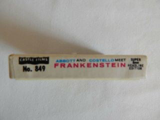 Abbott and Costello Meet Frankenstein Castle Films 8mm B/W 3
