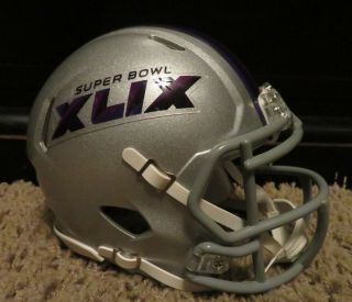 Bowl 49 Xxxvi Mini Helmet Patriots Vs Seahawks