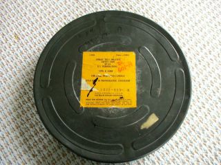Eastman Kodak Tin Film Canister 11 " Diameter For 35mm 1000ft Roll
