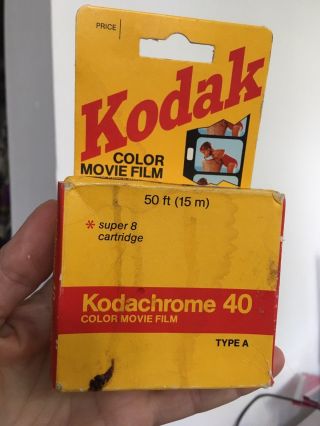 Kodachrome 40 Color Film Type A 8 15m 50ft Stored In Fridge Exp Late 80s