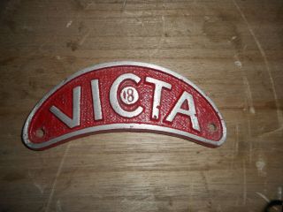 Vintage Victa 18 Rotomo Badge Model 1
