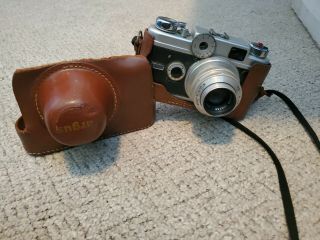 Vintage Argus C - Four C - 4 Camera With Leather Case Cintar Lens Mid Century