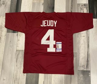 Jerry Jeudy Signed Alabama Crimson Tide Autographed Jersey Jsa