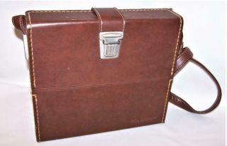Vintage Polaroid Leather Carrying Case For Sx - 70 Camera